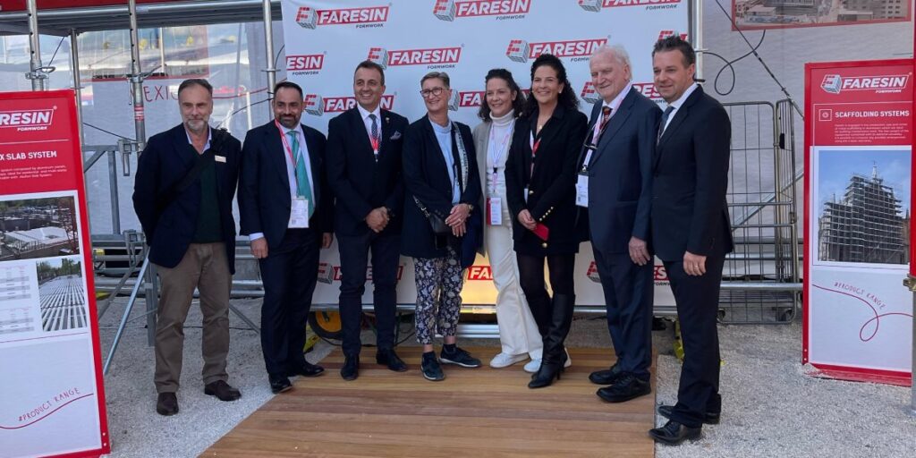 SACE visiting Faresin Formwork's booth at BAUMA 2022